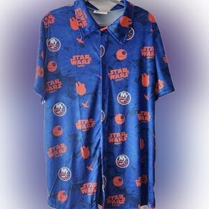 NY Islanders Star Wars Theme
Hawaiian Shirt w Beanie Hat & Box 3/26